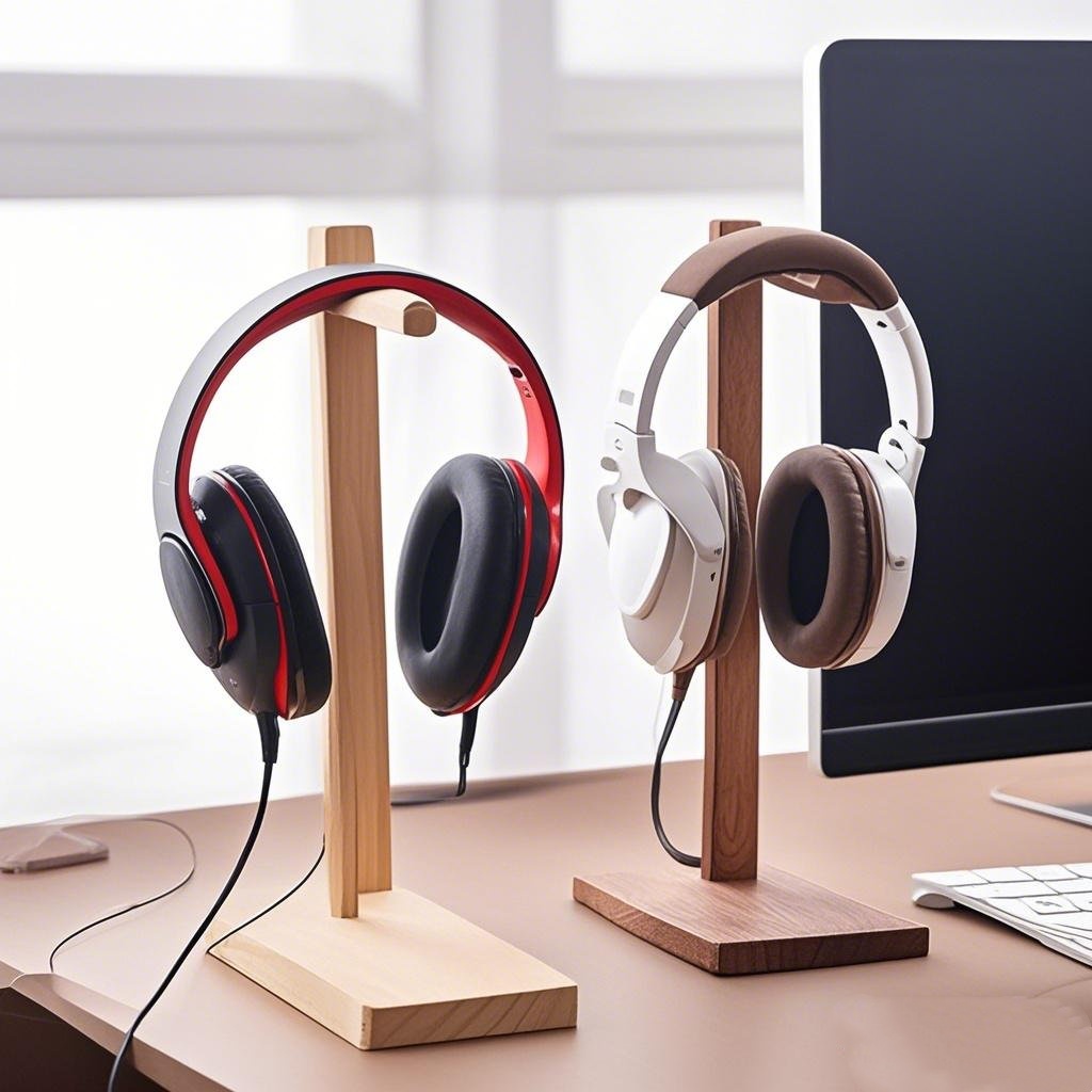 Drewniany stojak na słuchawki, – Gaming Accessories Rack recenzja i cena